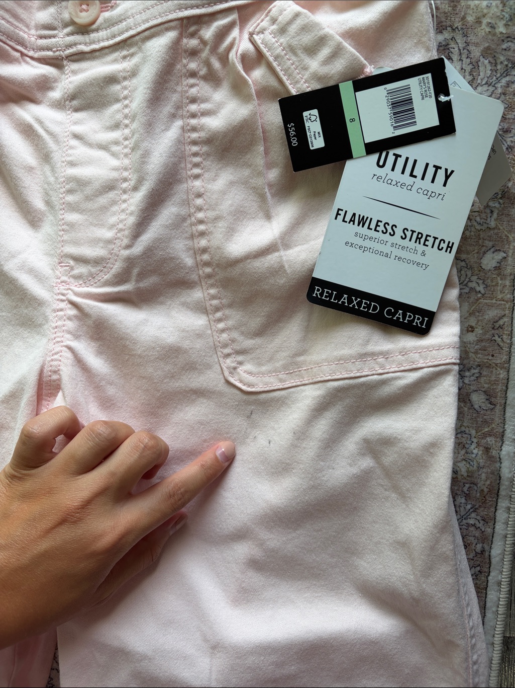 Nwt Bandolino Mary’s Rose Utility Capri Pants - Women’s Size 8 — image 5 of 6